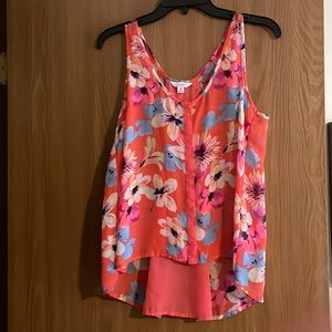 Flower patterned Candies silky tank size medium